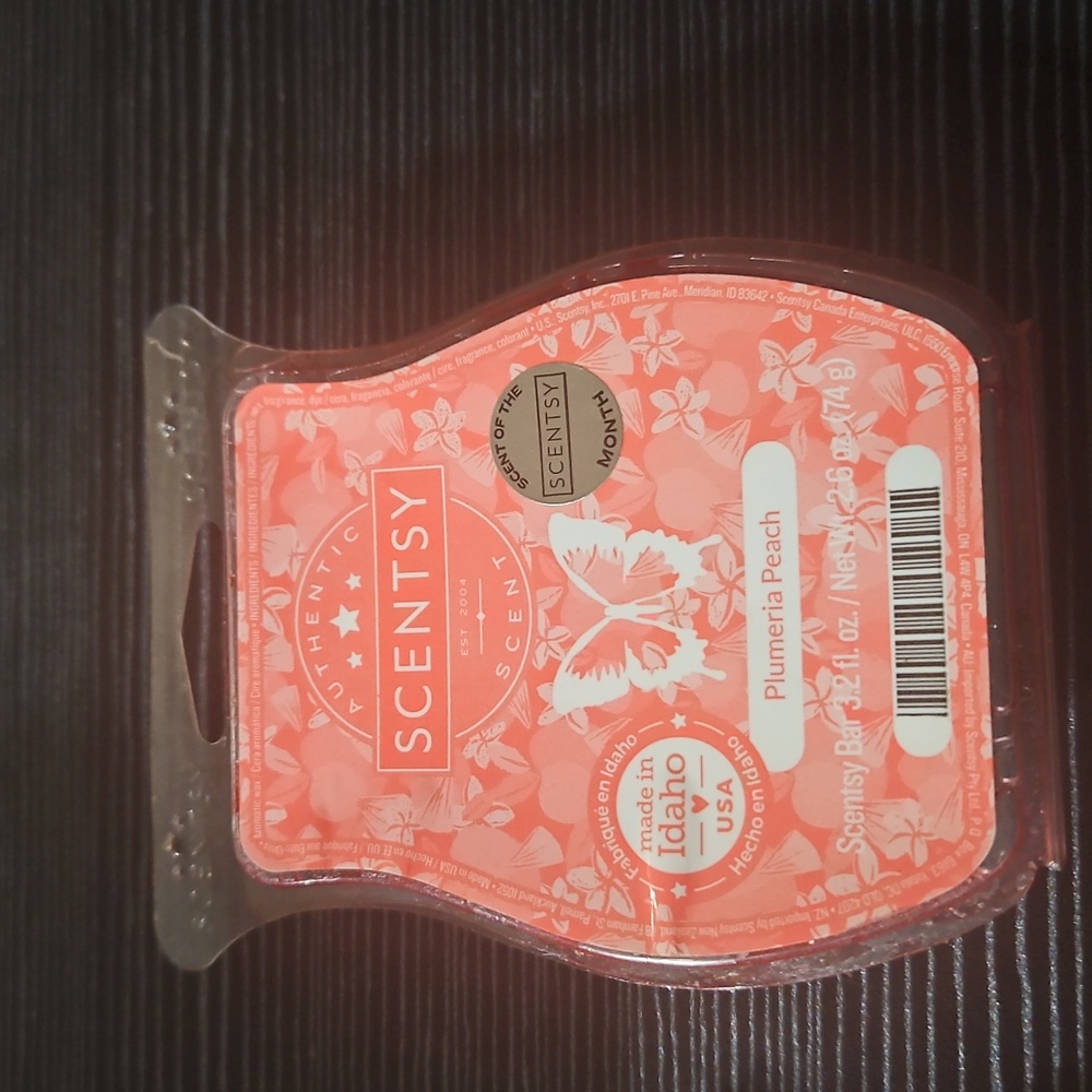 Plumeria Peach scentsy wax bar